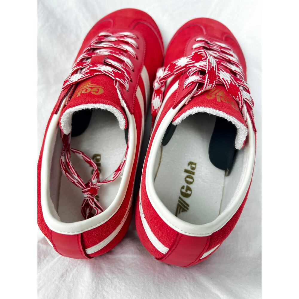 NWOB Gola Classics Women's Cleora Sneakers | Coral/Off White - Picture 9 of 10